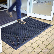 Commerical Anti/Non Slip Rubber Hollow Outdoor Safety Floor Entrance Mats with Beveled Edges
